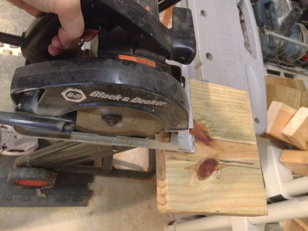 Big cut, be careful, as my Snapguide friend says safety third!