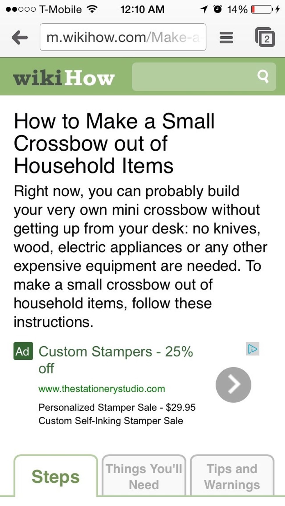 Big thanks to Wikihow for the inspiration and basic help with the steps.