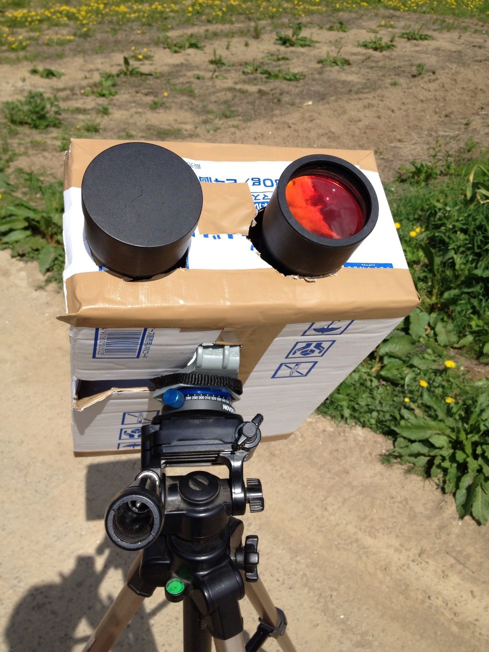 Binoculars in a box.