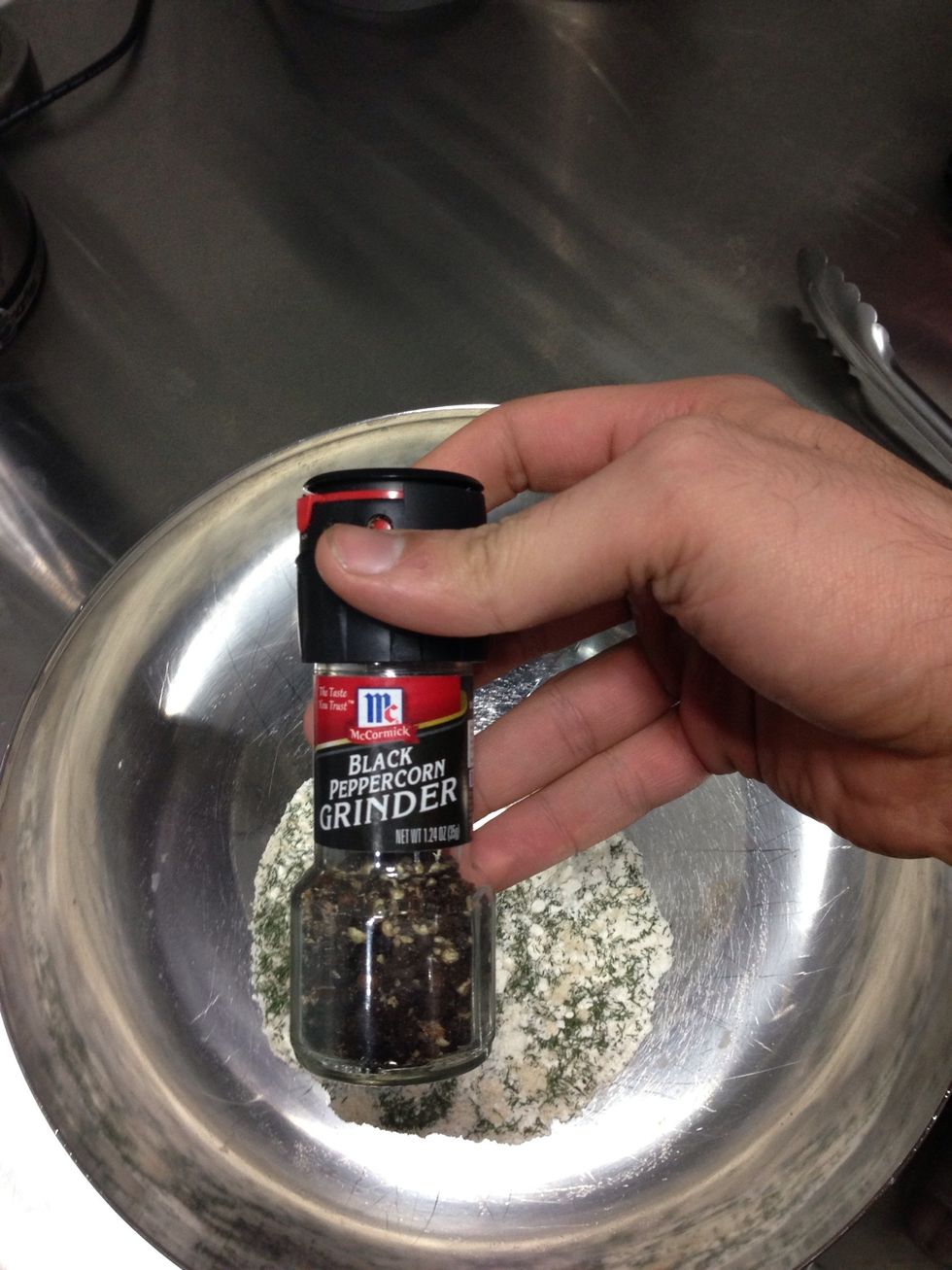 Black peppercorns with ....