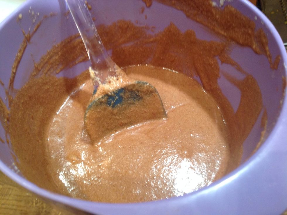 Blada ihop det till en smet. Mix together to a batter.