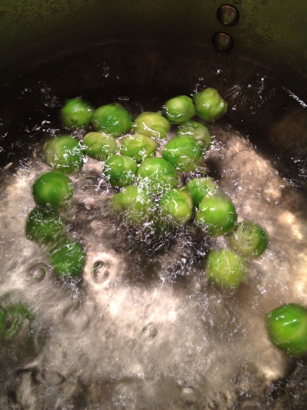 Blanch your Brussels.
