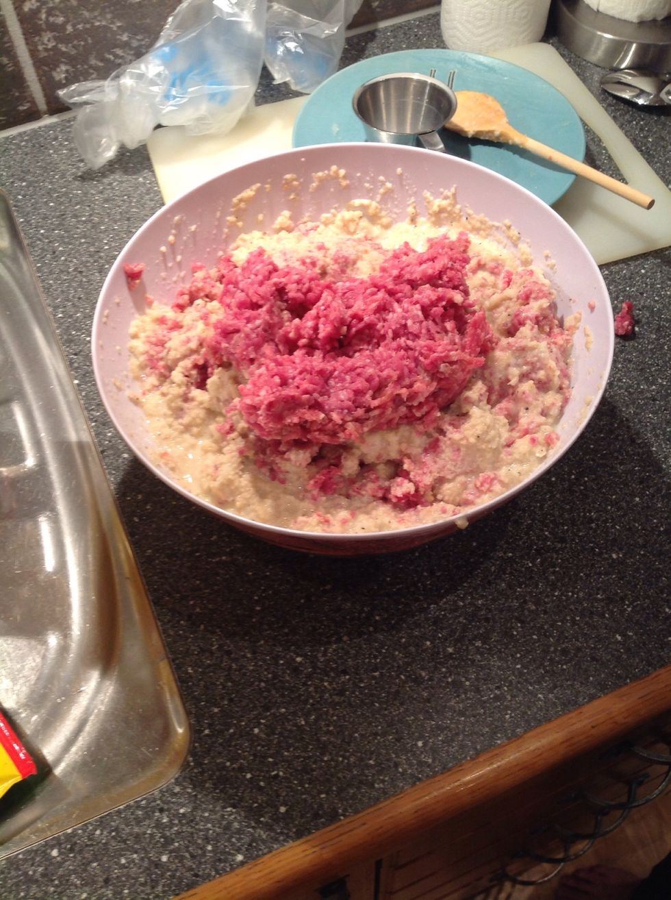 Blanda ihop/ Mix together.