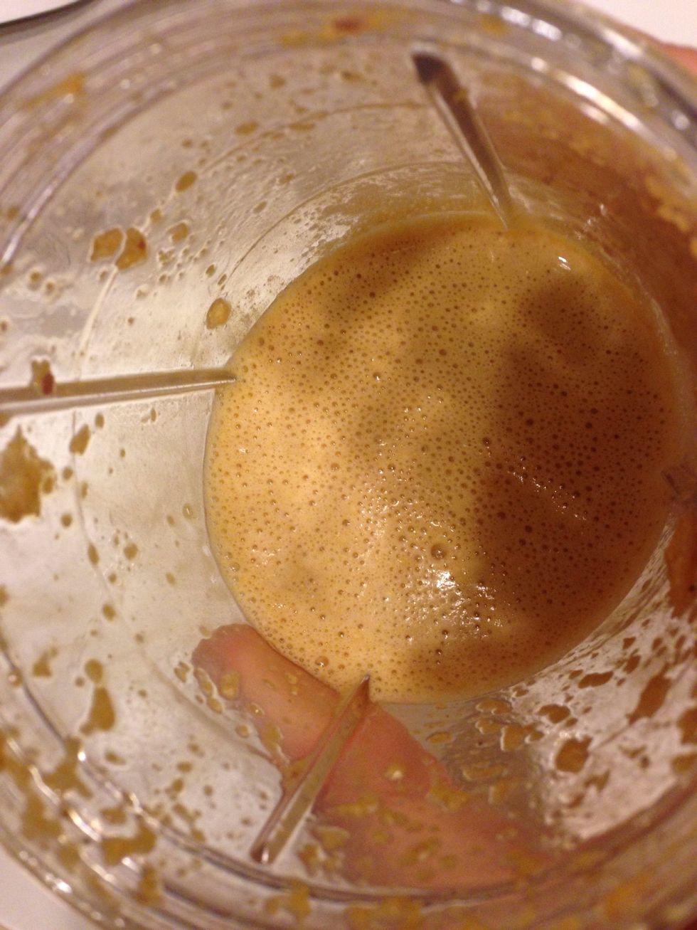 Blend all ingredients. The flavor is fabulous!