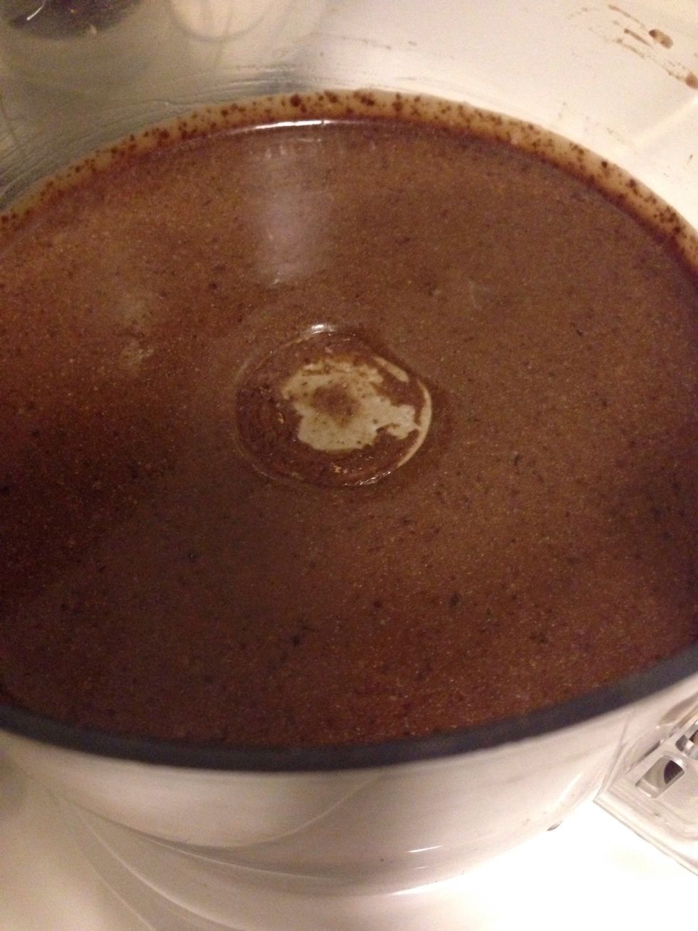 Blend all ingredients until smooth, scraping down the sides midway through and making sure everything has been well combined.