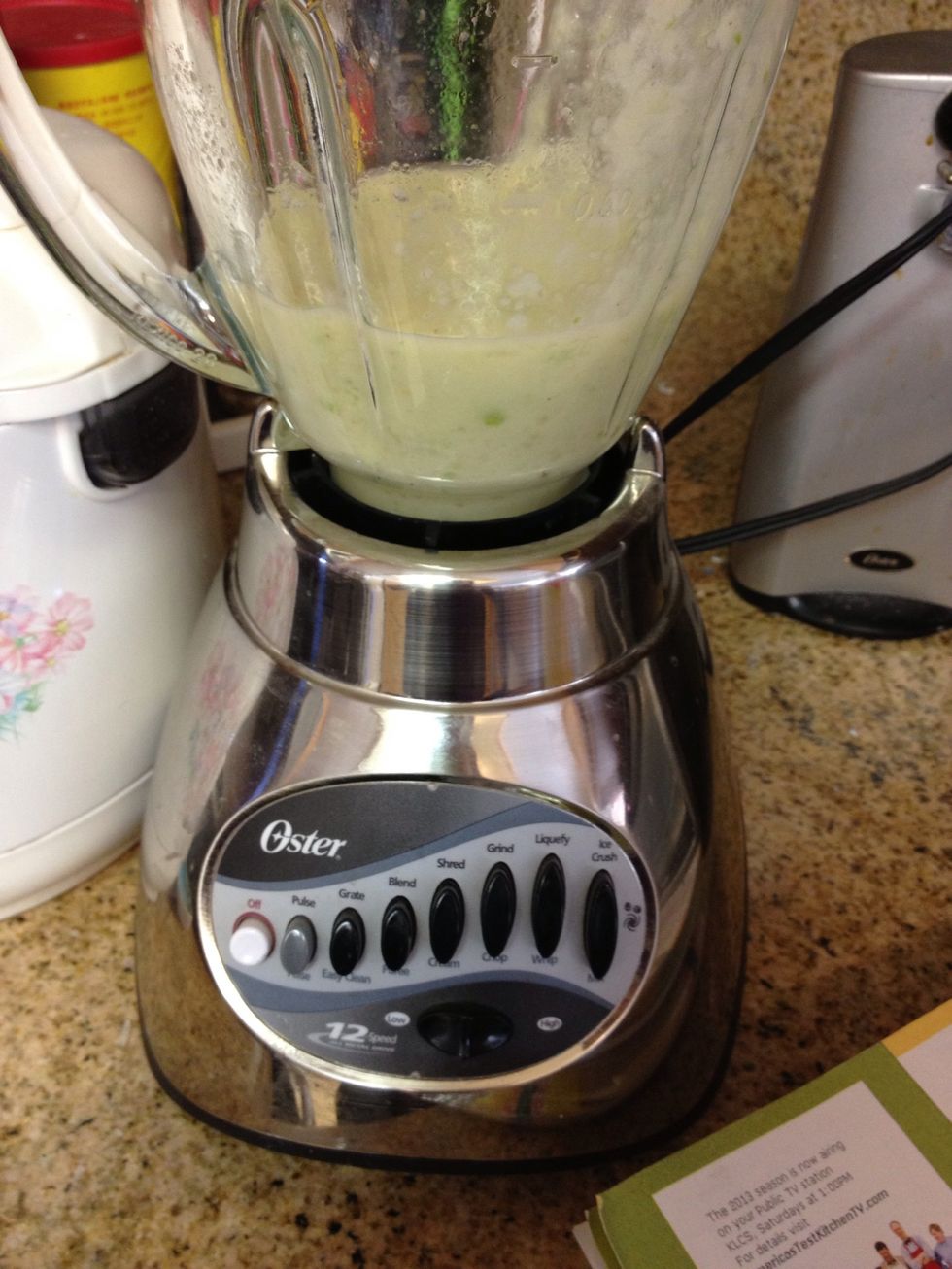 Blend all ingredients until smooth.