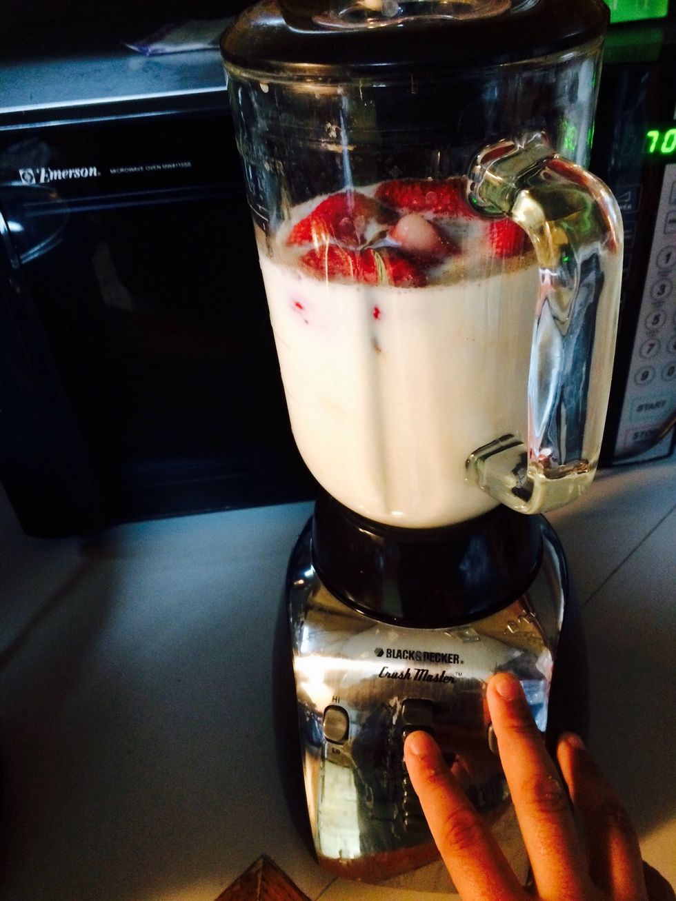Blend all ingredients