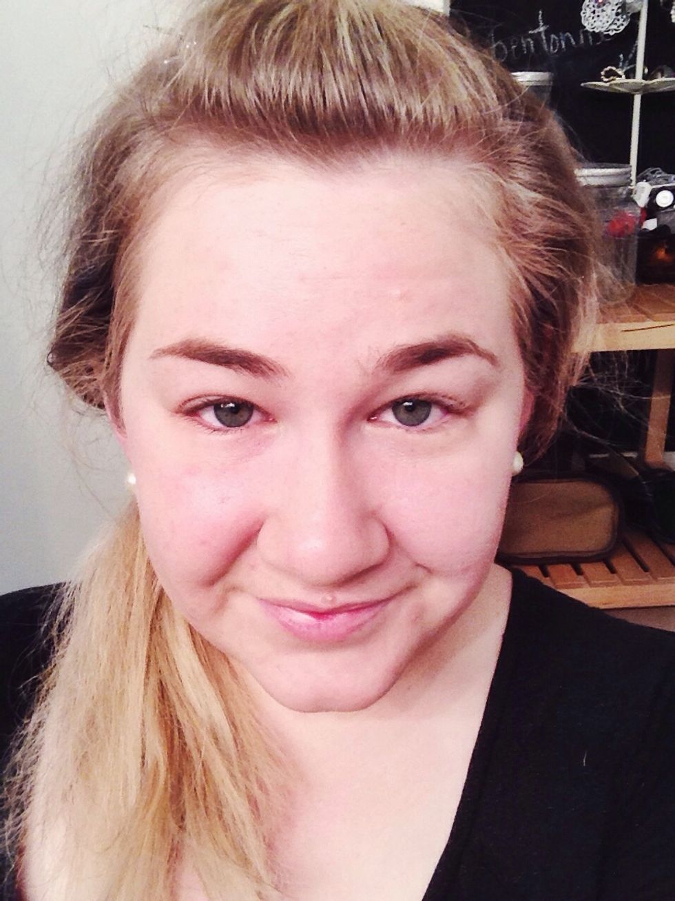 Blend all over face.