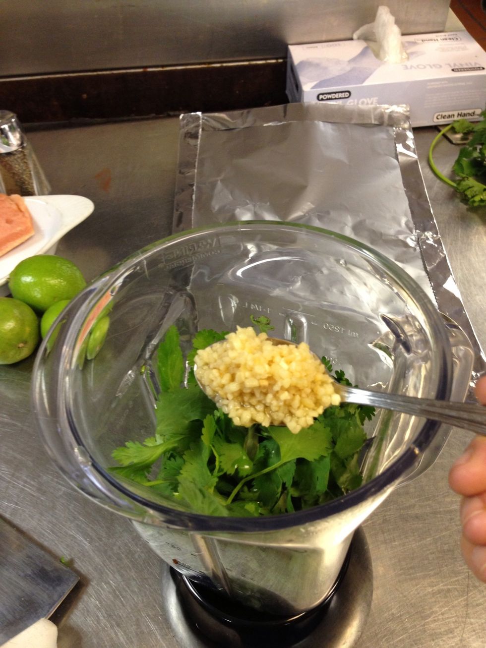 Blend all the ingredients plus the lime juice