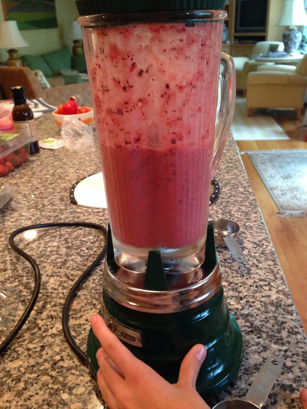 Blend all the ingredients together \ud83d\ude0d
