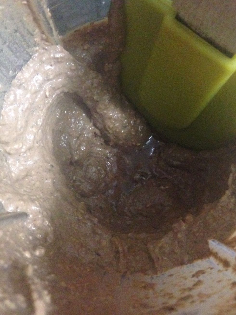 Blend, blend, blend until smooth! Add the milk to smoothen out the paste a bit.