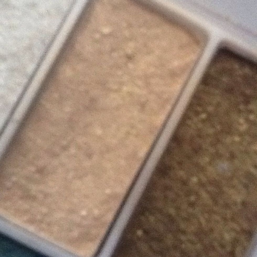 Blend cream in with gold