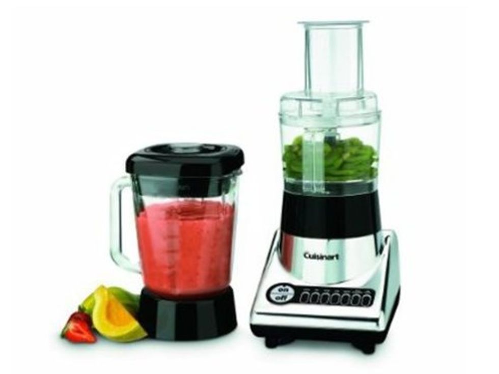 Blend foods with blenders.