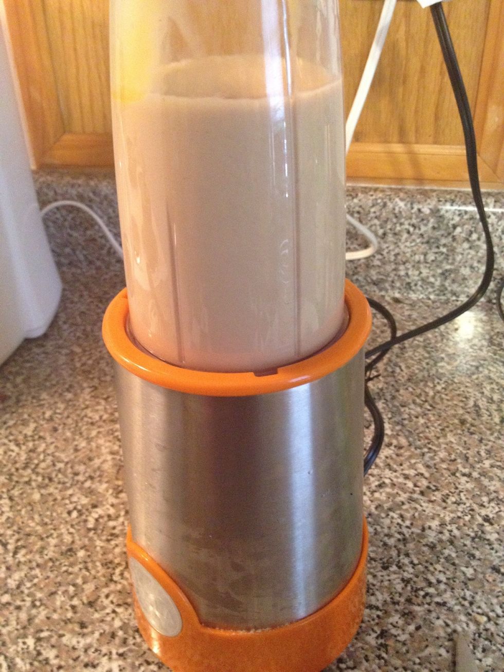 Blend for 2 minutes or until smooth batter is formed