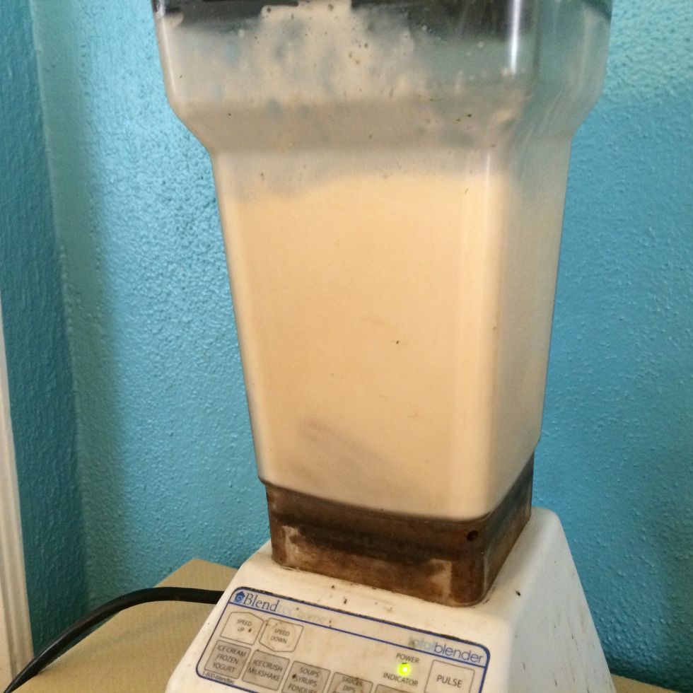 Blend for 30-45 seconds or until you have that nice smoothie look.