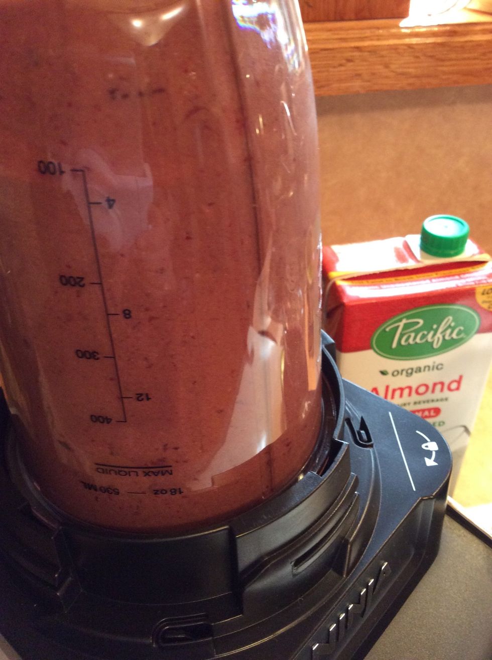 Blend for 60 seconds to experience an ultra creamy protein boost.