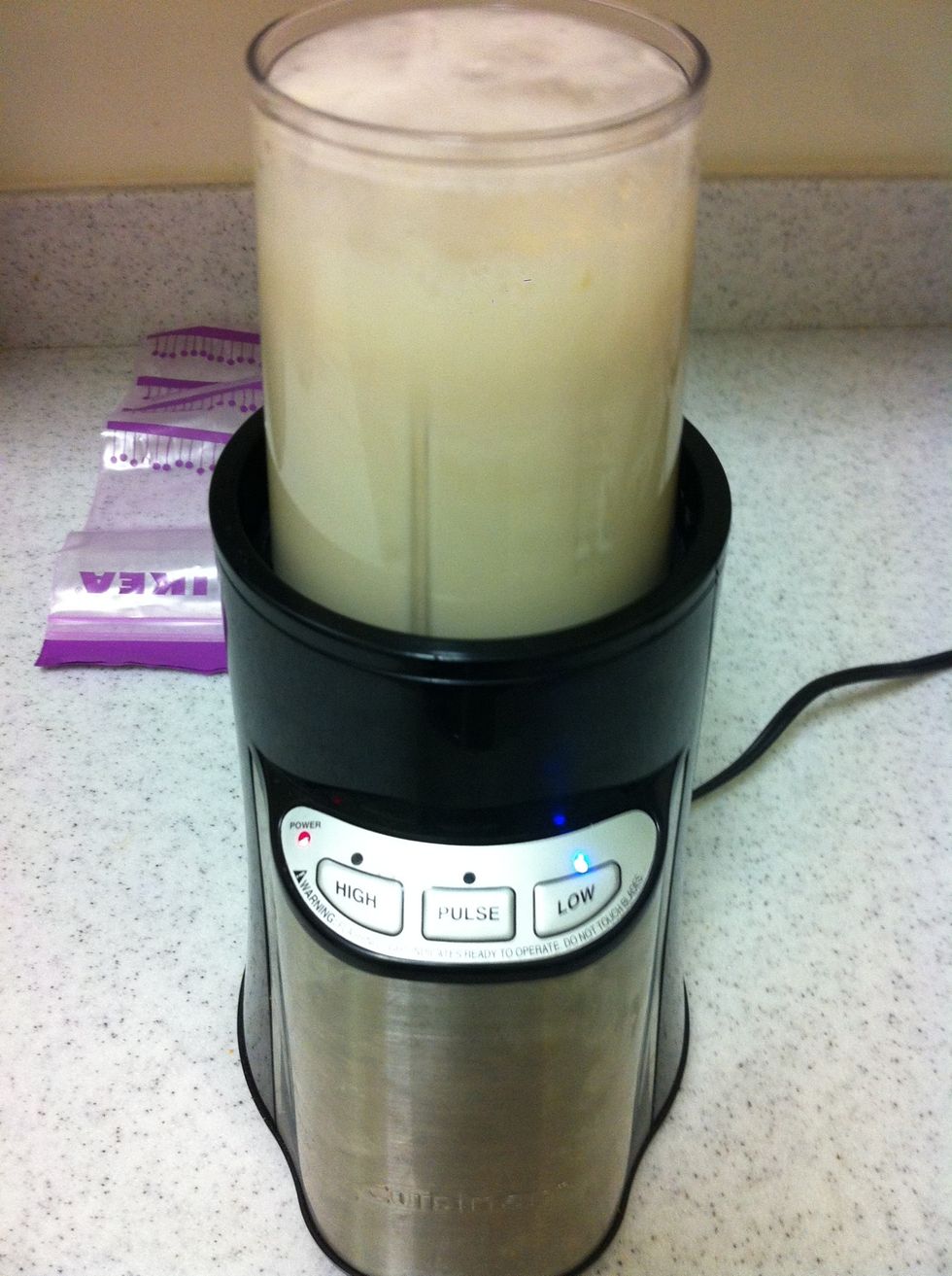 Blend for around 30 seconds