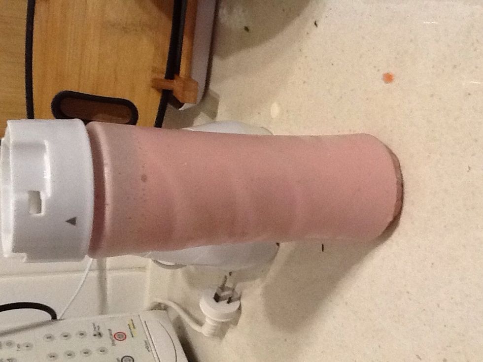 Blend it until it is smooth and creamy!