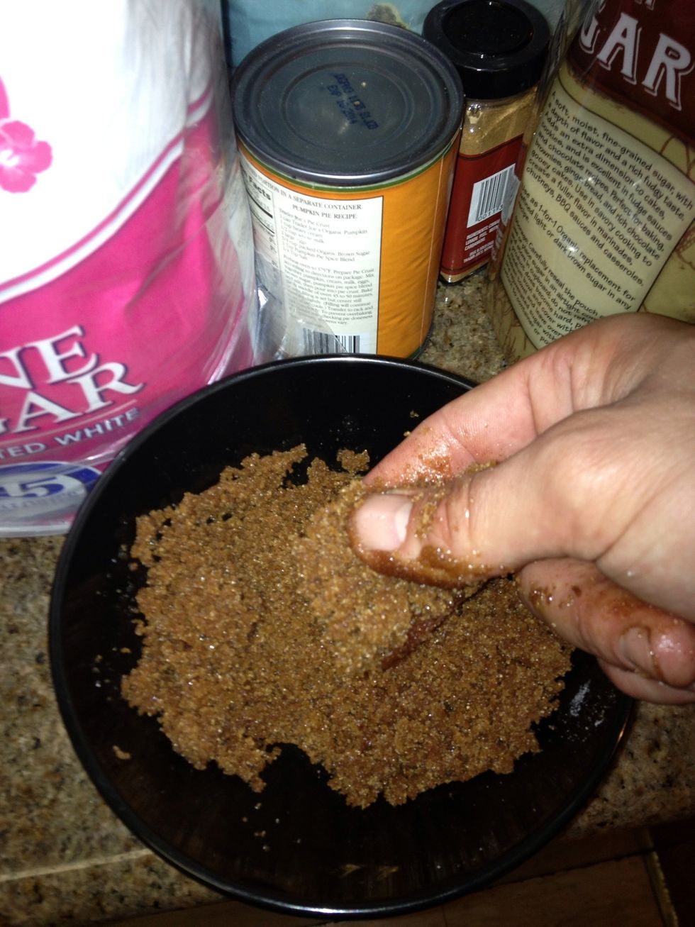 Blend streusel set aside