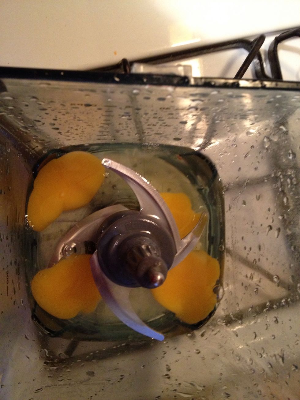 blend the 3 eggs