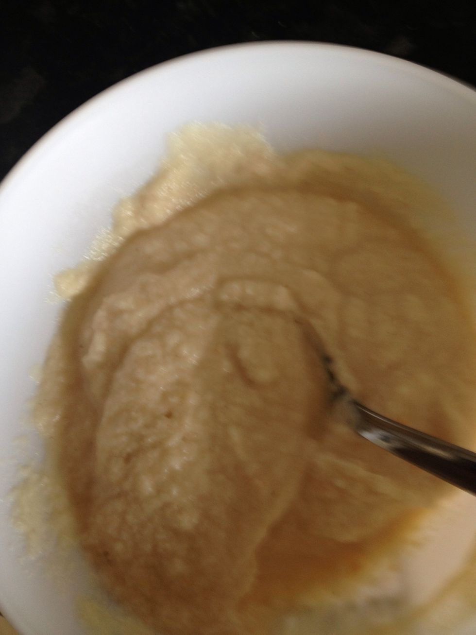 Blend the beans with just enough water for the blades to move. You don't want it watery at all!!! You can blend in the peppers or just chop it with the onions. At this point heat the oil.