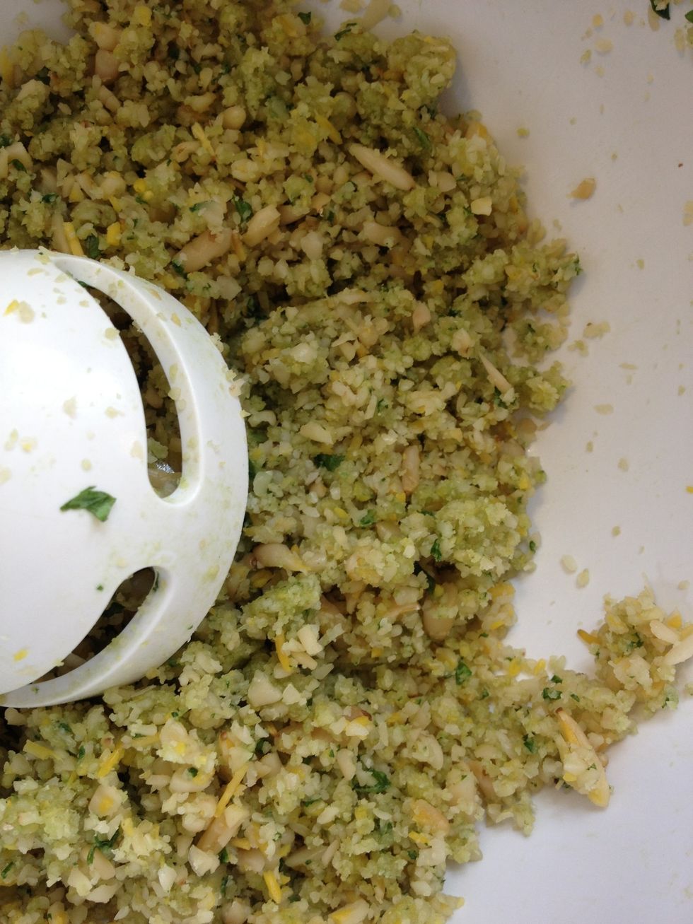 Blend the ingredients so they look like this