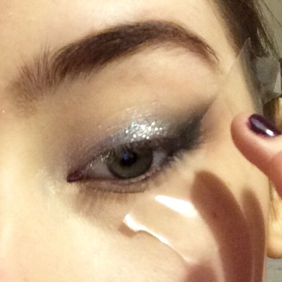 Blend this out a little using a clean finger...