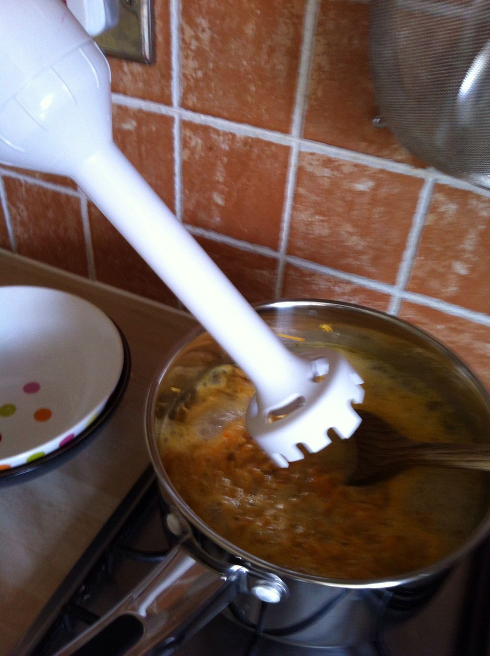 Blend to a smooth consistency, then season to your taste - although I often find it doesn't need it!