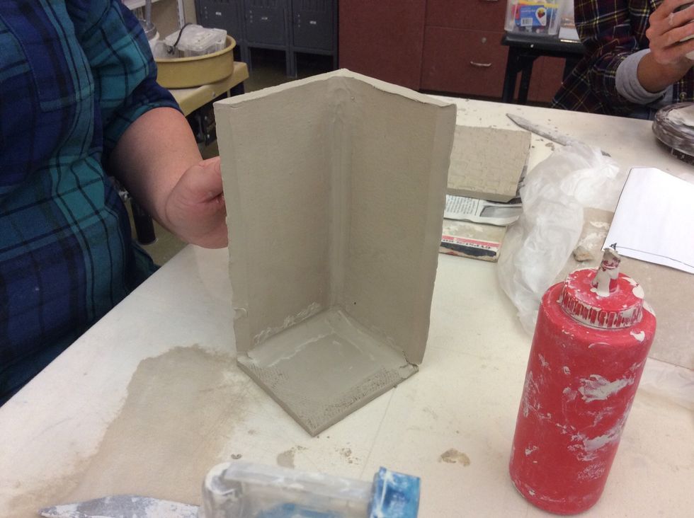 Blend together. Add two remaining sides.