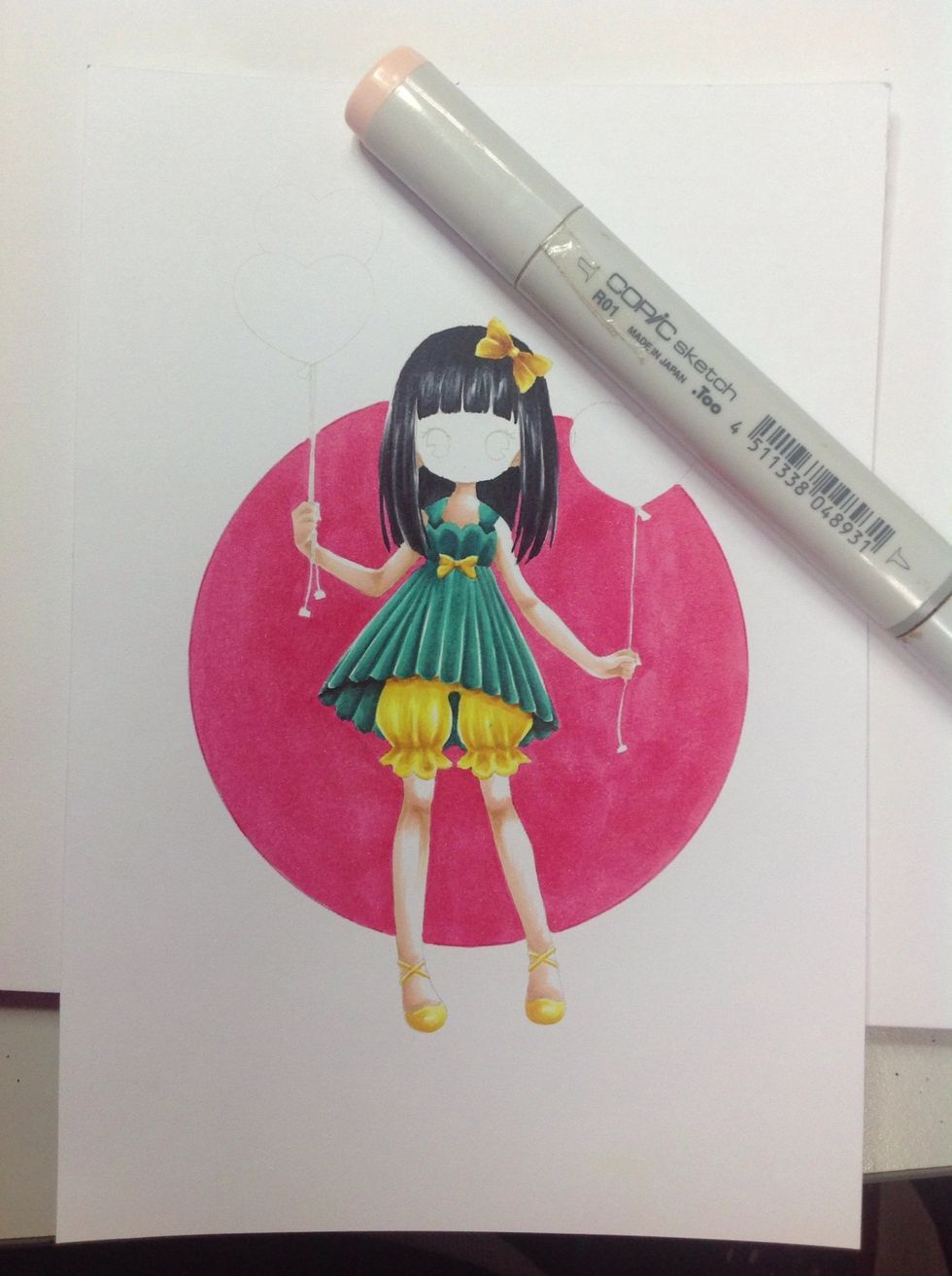 Blend towards highlight areas using lighter shades.