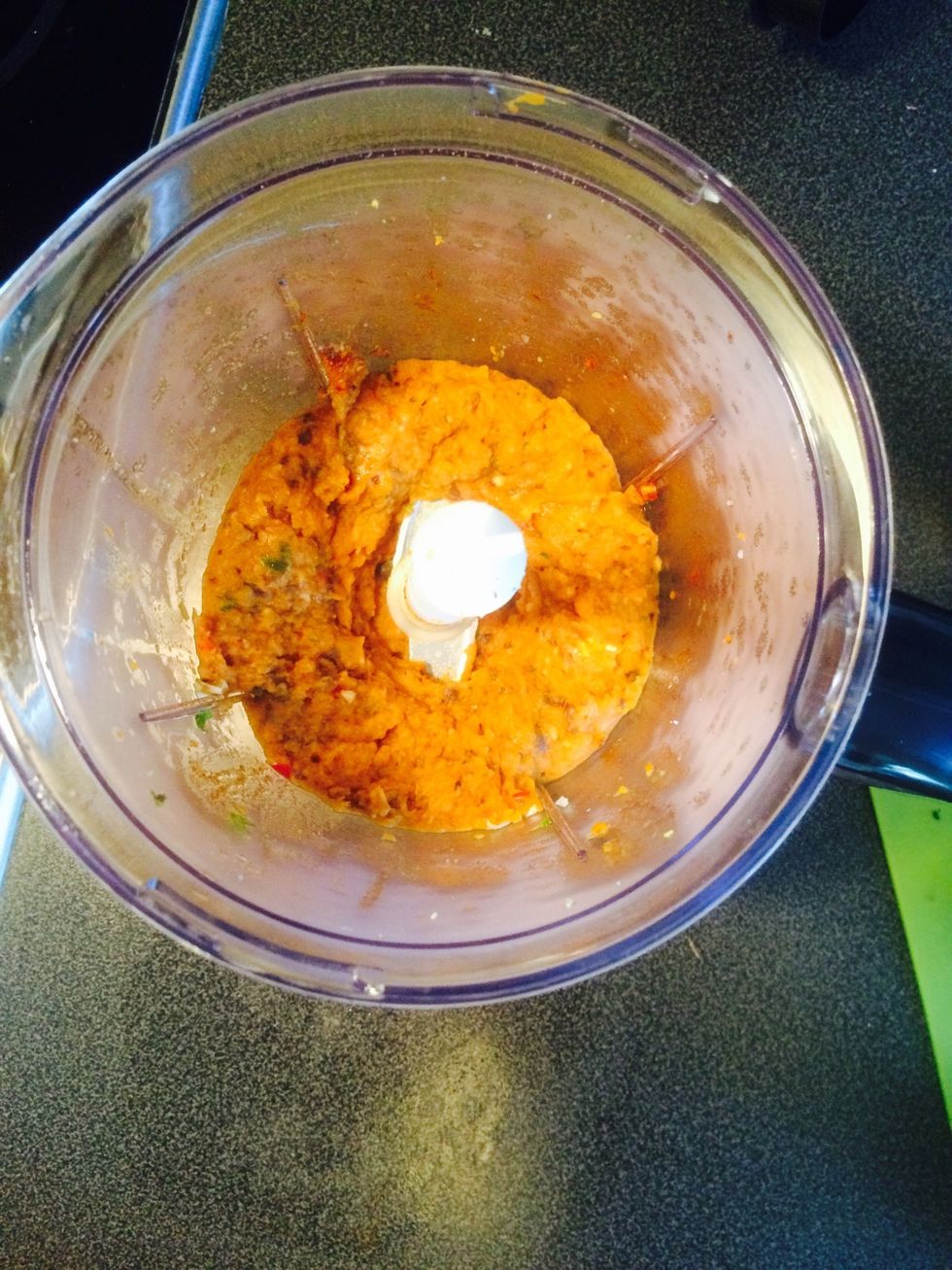 Blend until it looks like this