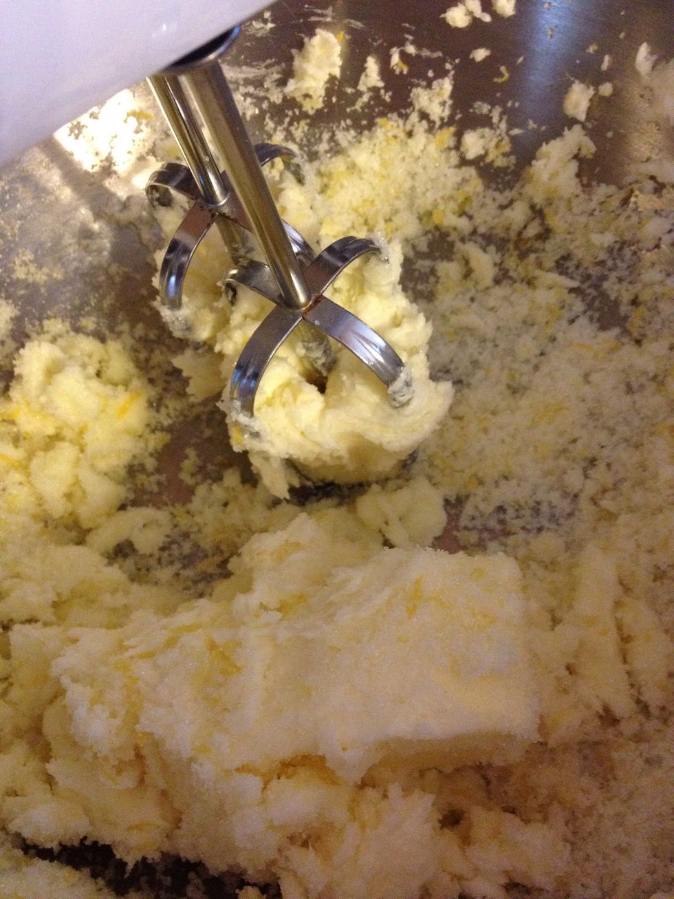 Blend until light & fluffy.