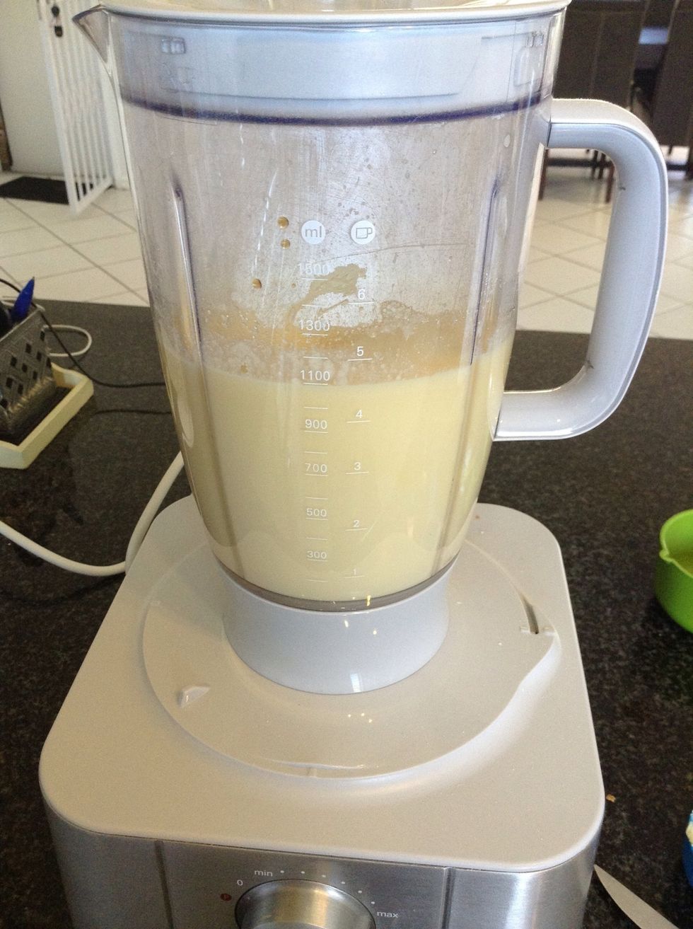 Blend until smooth! Store in jars in fridge. Makes about 1 litre