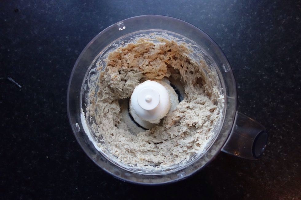 Blend until you get to the texture you prefer. You can also do this in a bowl with some vigorous mashing with a fork if you don't have a blender.