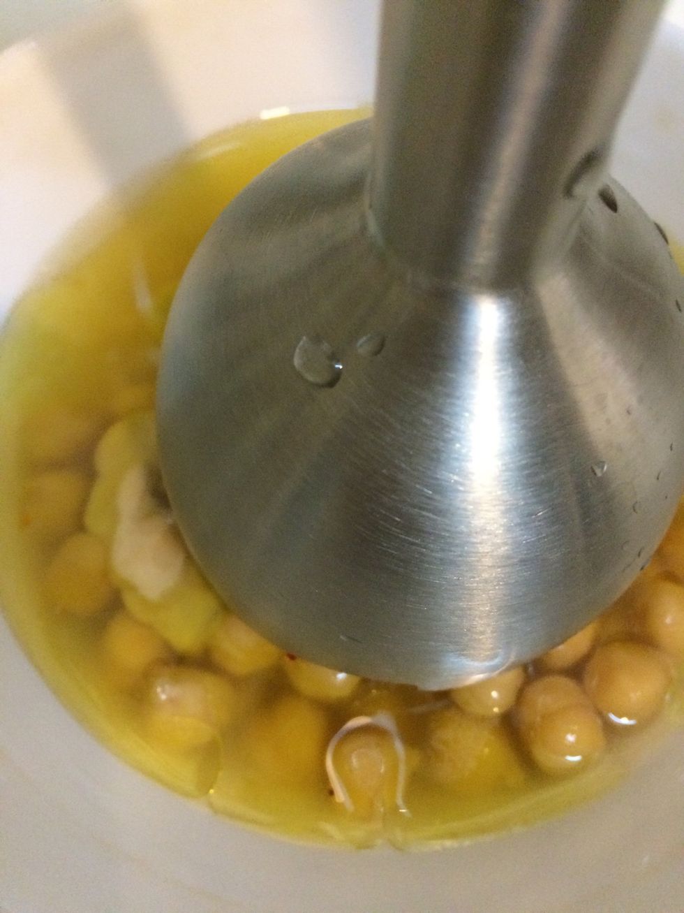 Blend using a hand blender or food processor