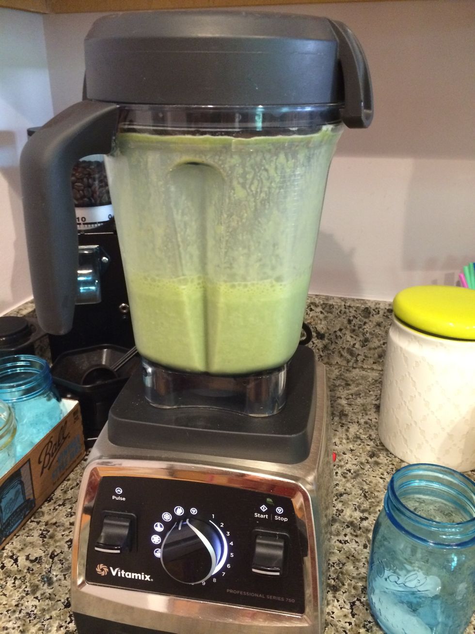 Blend well