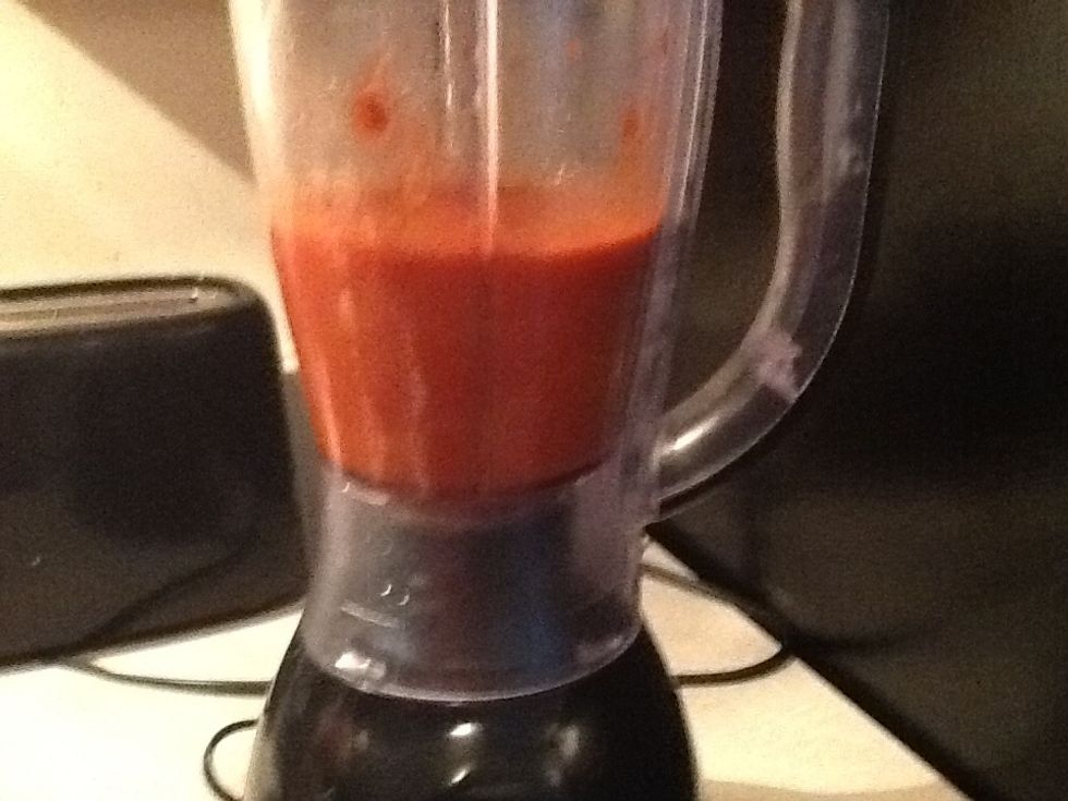 Blend well