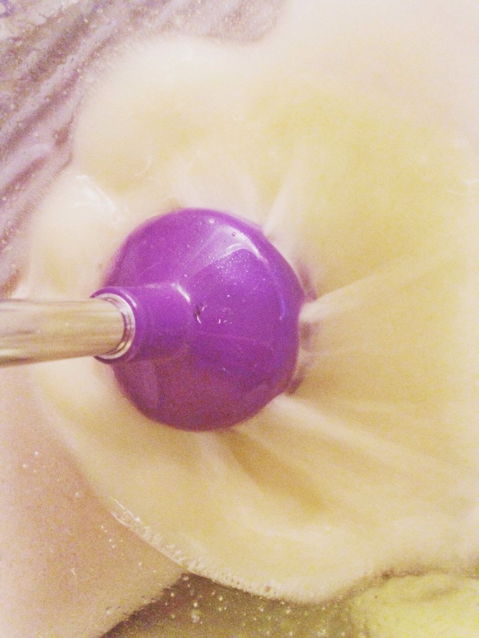 Blend with an immersion blender.