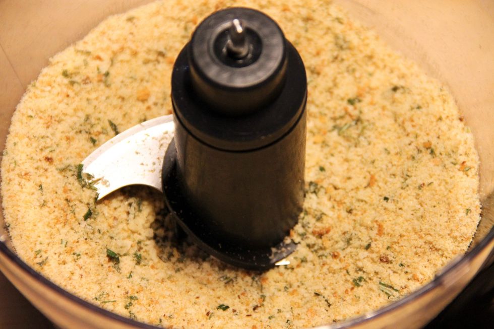 Blend...you may add parmesan cheese if you want...a few spoons can do