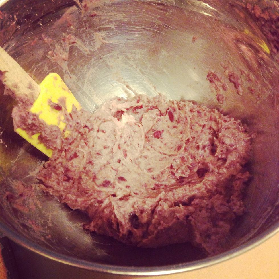 Blend your kidney beans adding a splash of water if it's too dry