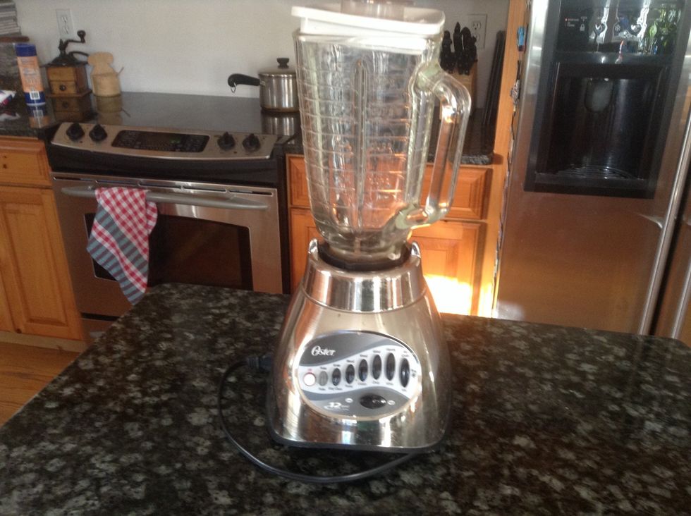 Blender. Used to blend ingredients. I can use a blender to make a smoothie.