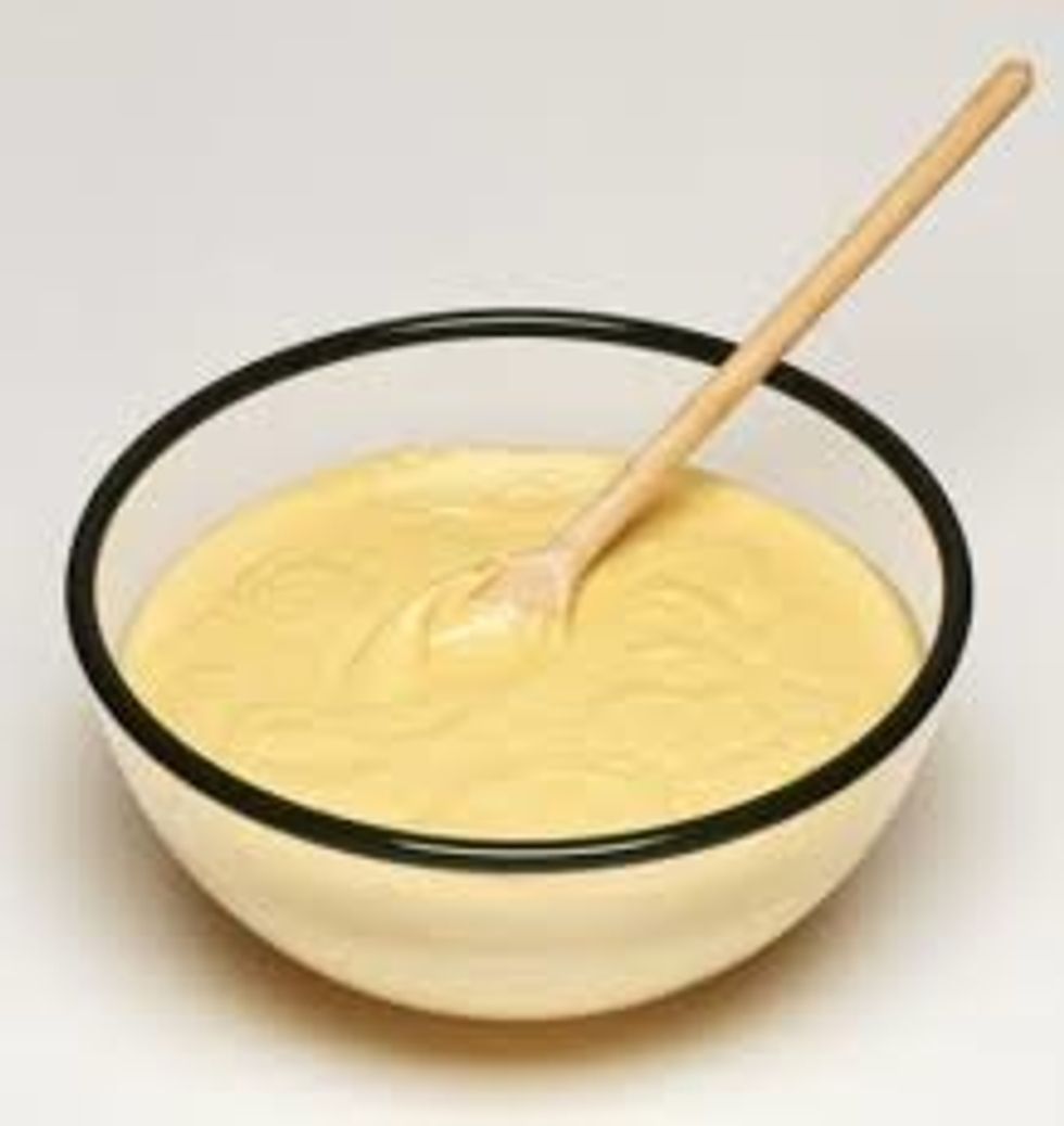 Blending foods can also be done using a spoon.