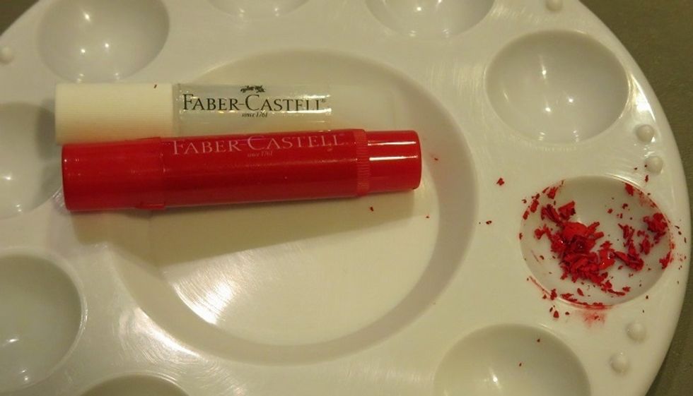 "Blood" was made using glaze, gelato and a touch of black paint mixed in.