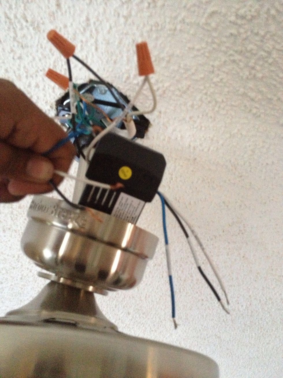 Blue wire is for the light