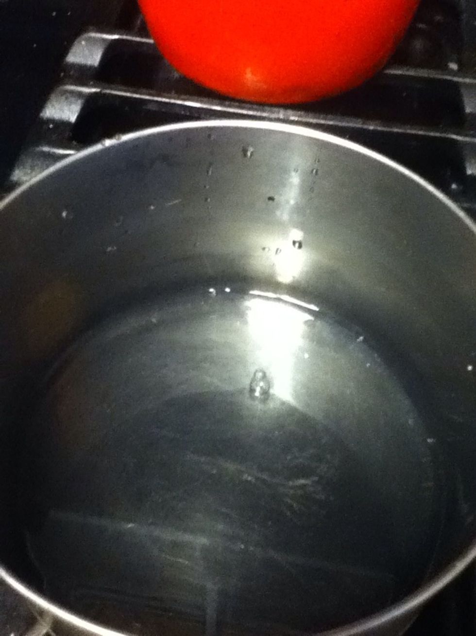 Boil 2/3cp of water