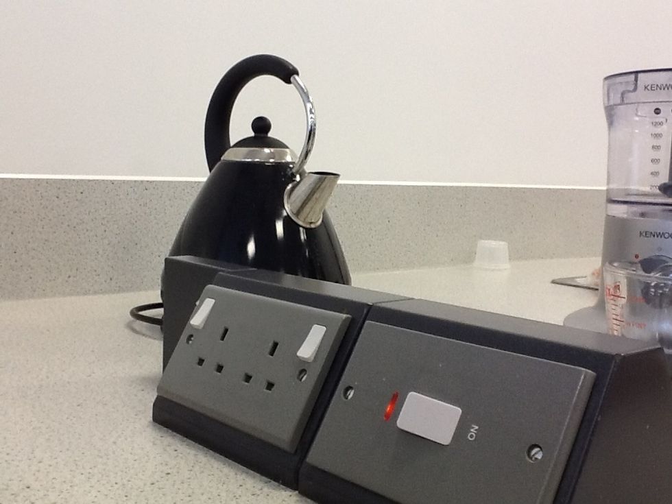 Boil 500ml of water.