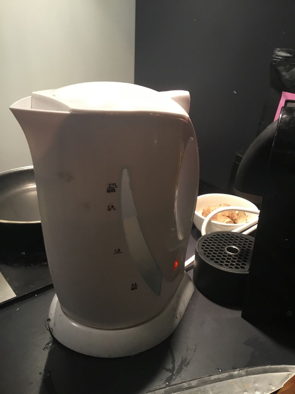 Boil a jug of water.