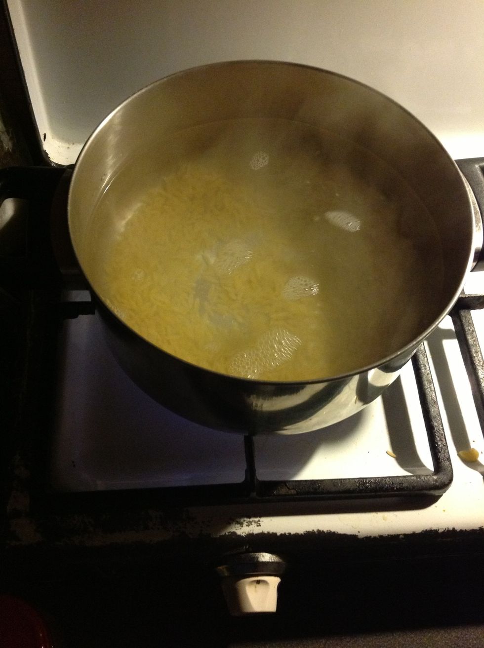 Boil according t opackage (12 minutes in my case)