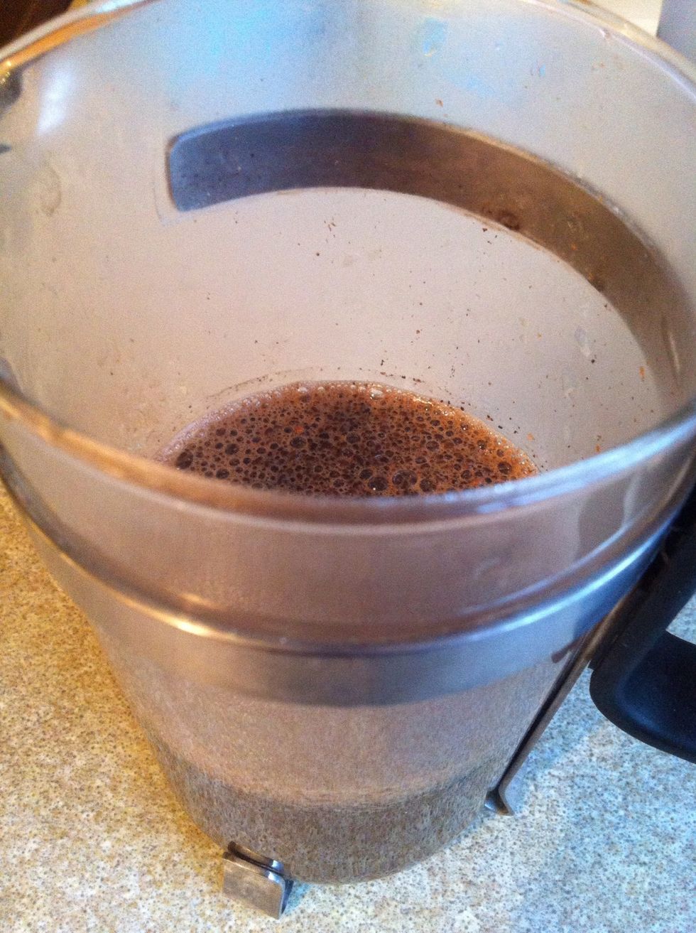 Boil and add ~400ml filtered water