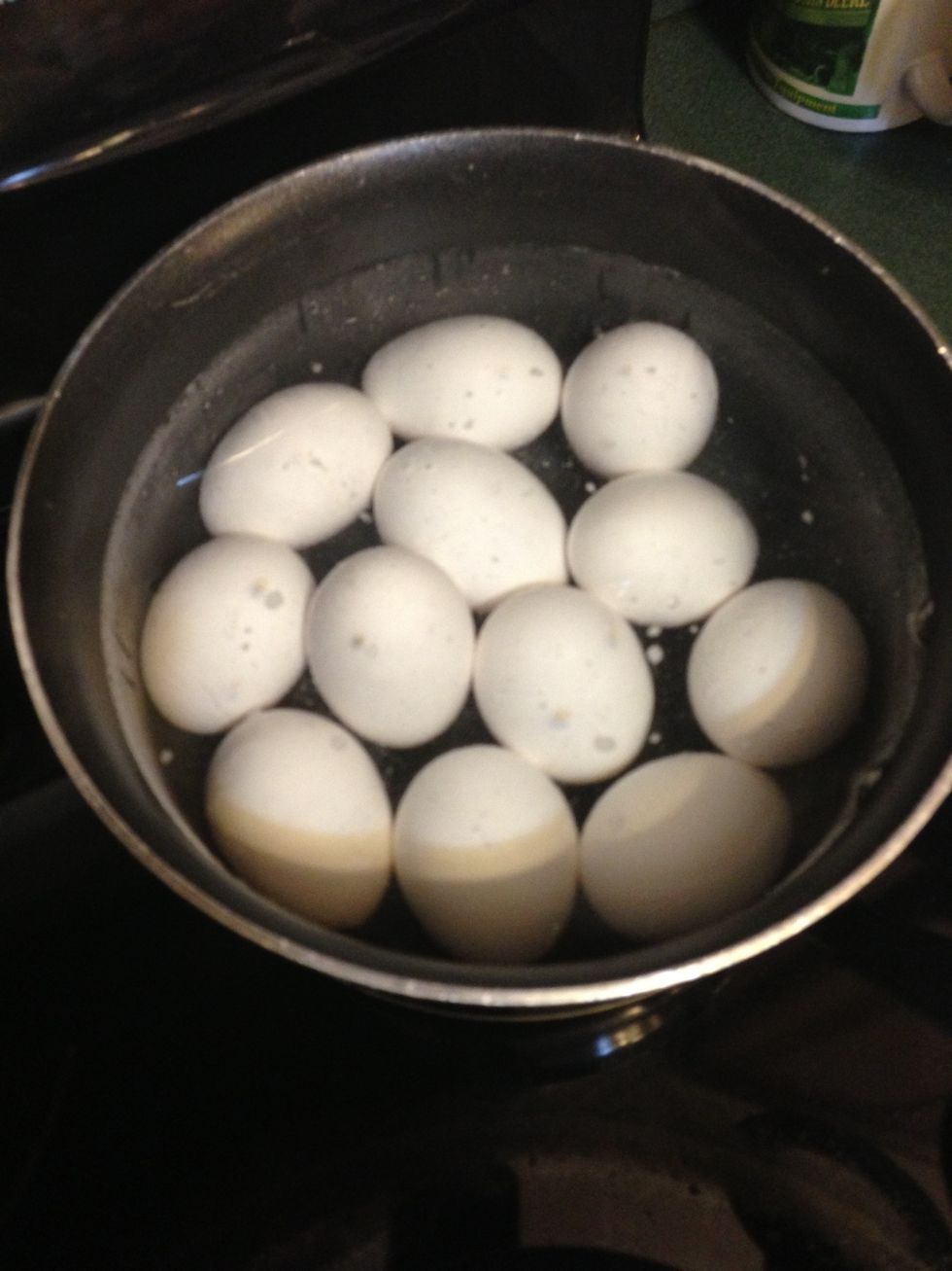 Boil eggs